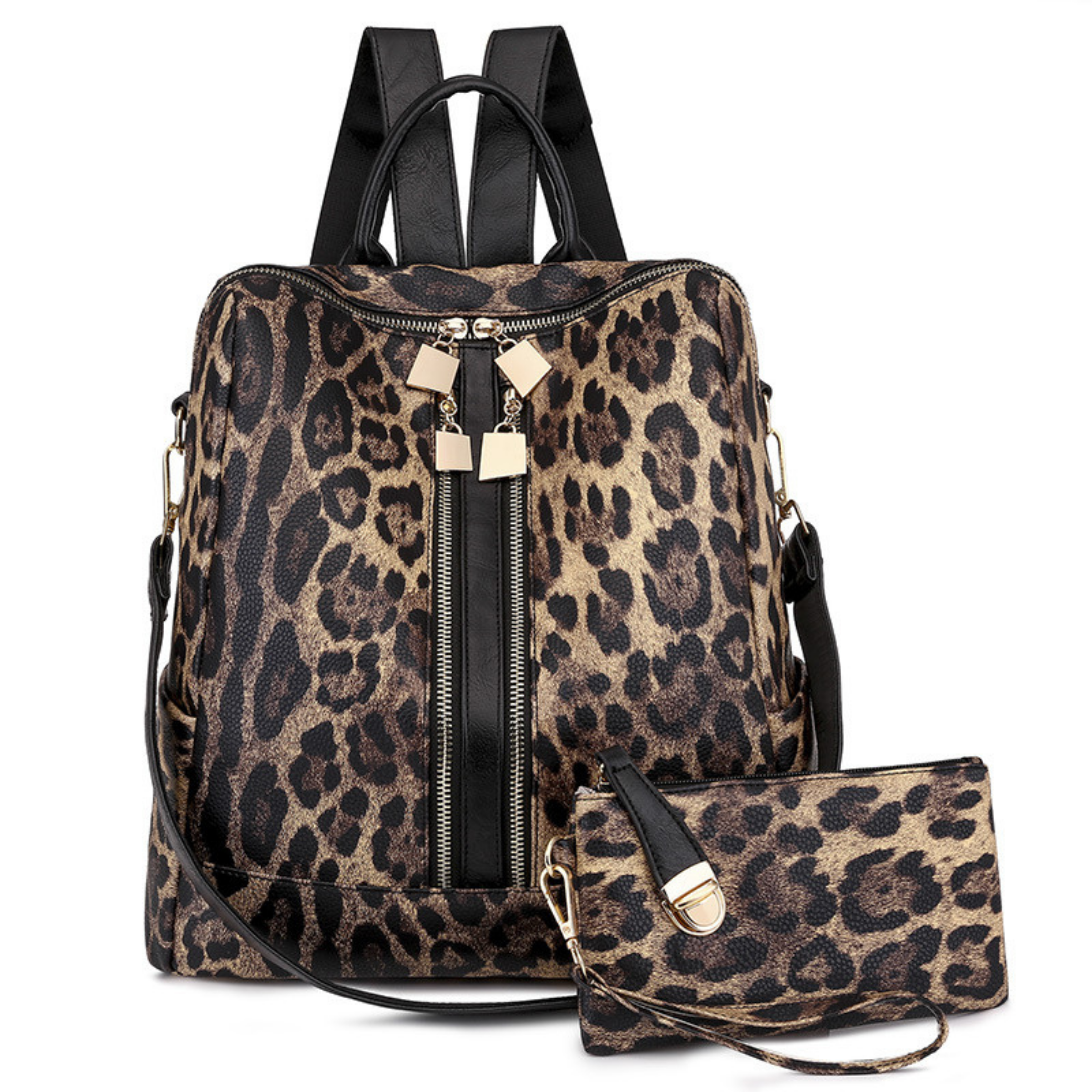 Buy Leopard Convertible Bag Color Strap Backpack Handbag Free Shipping  Ships From USA Vegan Leather Boutique Handbag Online in India - Etsy